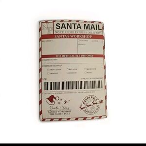 North Pole Santa Shipping Label – Personalized Address Label for Kids